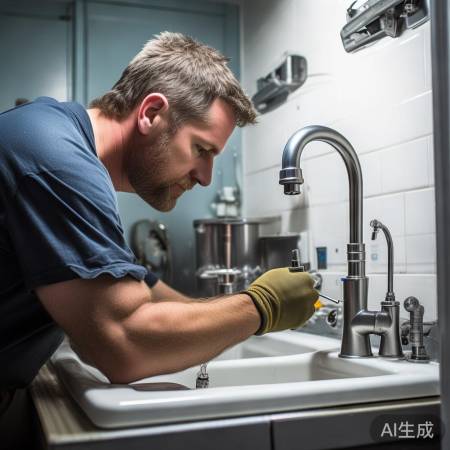 清理后，出水口水管复位。