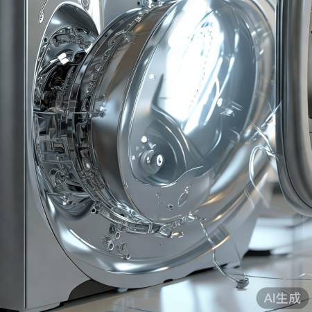 洗衣机出水口拆装完成，步骤简单