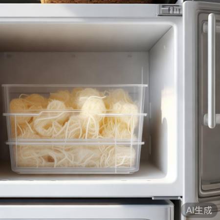 “丝瓜干冰箱存需干燥密封”