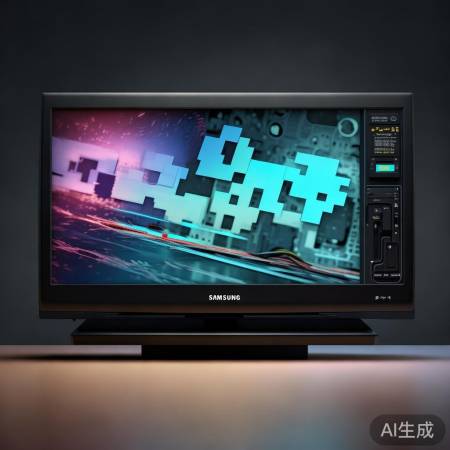 三星电视开机闪烁，线材接触不良