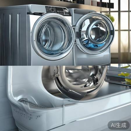 大容量双缸快洗，省时省力家居神