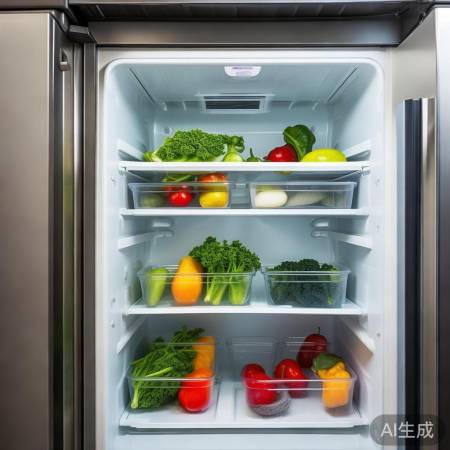 冰箱食物中层放,防潮便捷又流通