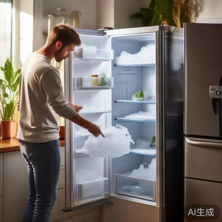 冰箱每3月除霜,清洁寿命长