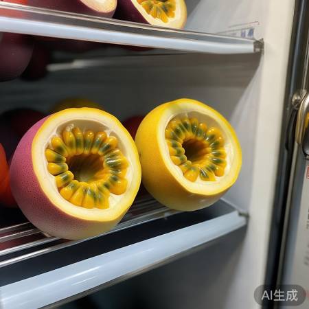 百香果冷藏一周，变软暗色速食或
