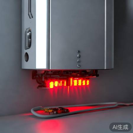 壁挂炉红黄灯闪烁,故障排查中。