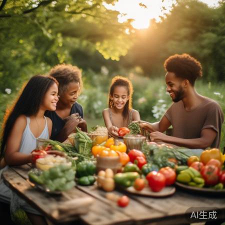 夏食清淡，蔬果丰富，增强体抗。