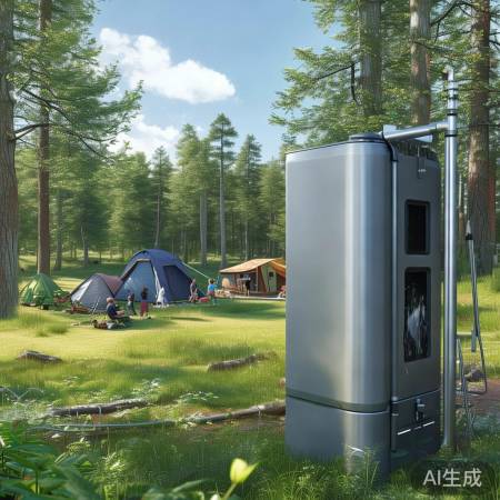 户外露营好帮手，空气能蓄水箱。