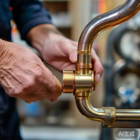 新水管接头拧紧，均匀用力防损坏