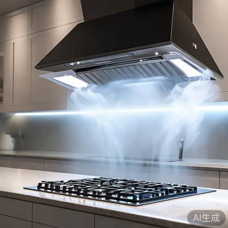 燃气灶选抽烟机，注重排烟效果