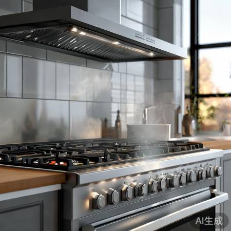 美的万和燃气灶抽烟机，安全高效