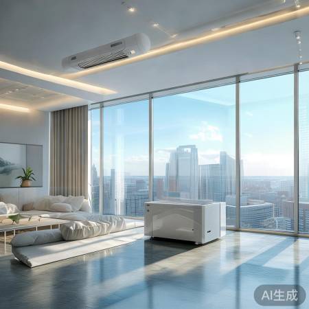 考虑面积、高度、朝向等，空调量