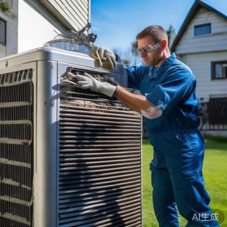 空调散热片，每年清洁，散热更高