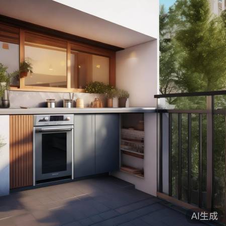 阳台集成灶，美实用！