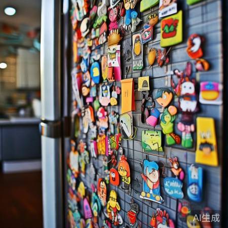 冰箱贴：装饰艺术品，趣味生活。