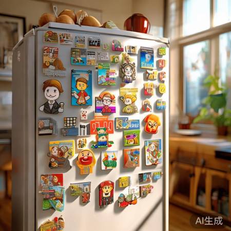 冰箱贴记录生活点滴，丰富家居色