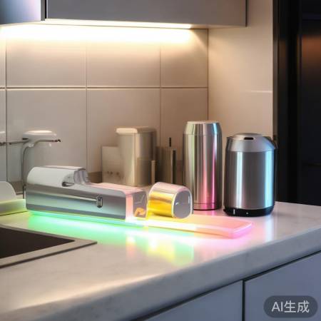 智能家居，空间节省，厨房整洁。