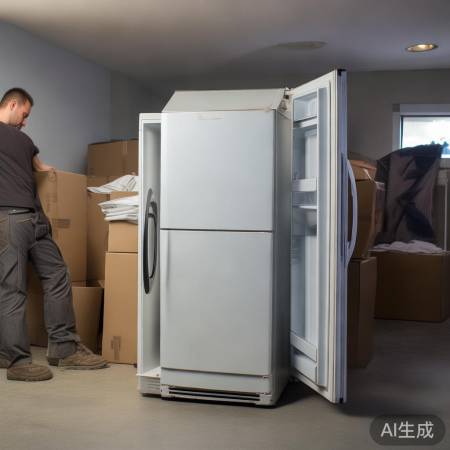 冰箱倒置后,微开门通风24小时