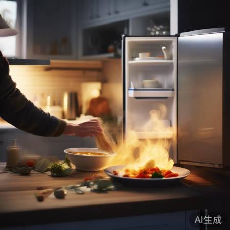 热食勿急入冰箱,室温冷却再冷藏