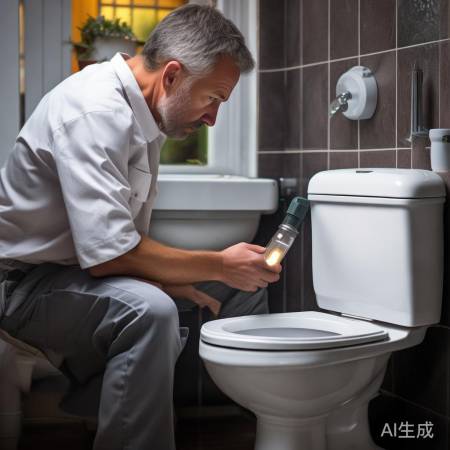 马桶定期检查，防渗水无忧。