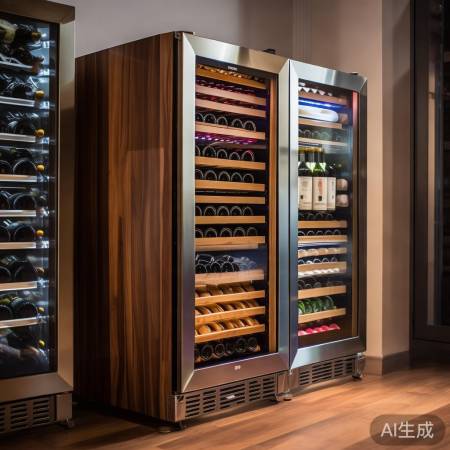 酒柜材质多，木质温馨，金属时尚
