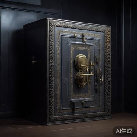 老式保险柜：双锁防盗，安全可靠