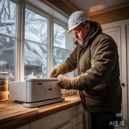 冬空气能热水器,谨防漏电。