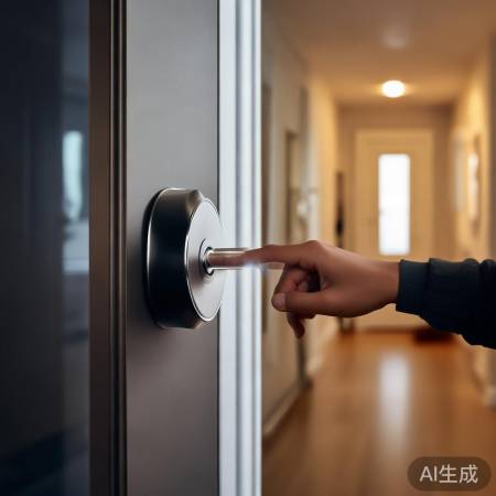 指纹锁快又准,开门更轻松