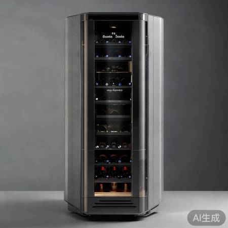 智能酒柜摆件,温湿度显示,无线