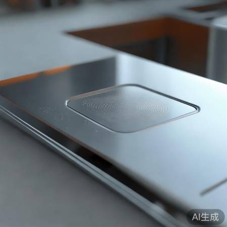 指纹传感器清洁无污垢