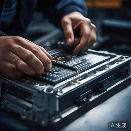 安装新电池,注意正负极。