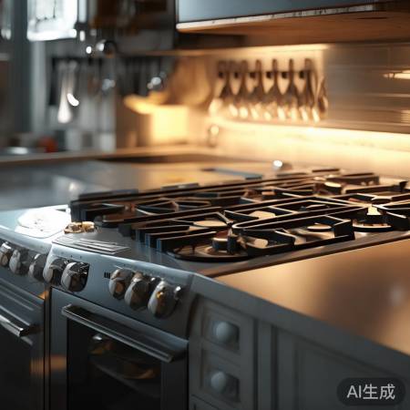 优慧家燃气灶,品质中上,厨房好